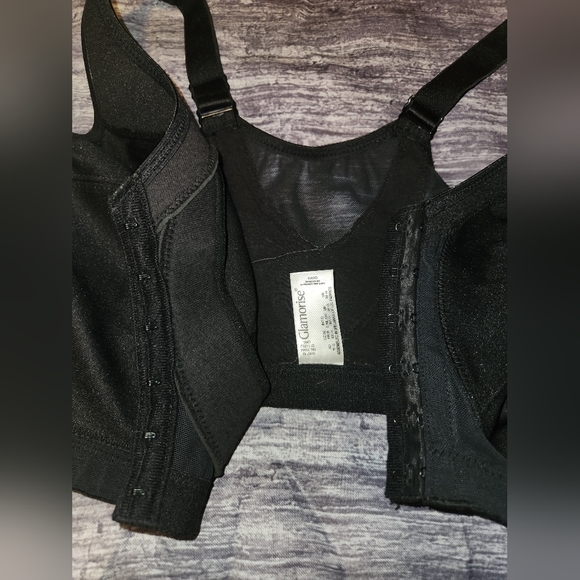 Glamorise Women's MagicLift Front Close Posture Back Support Bra #1265 Size 38H - Picture 3 of 12